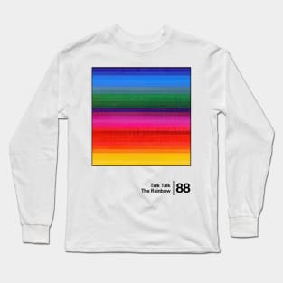 The Rainbow / Minimal Style Graphic Artwork Design Long Sleeve T-Shirt